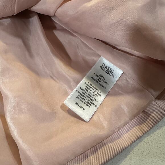 Tahari Toddler Girl 3T Lined Trench Raincoat Pastel Pink - Picture 3 of 5